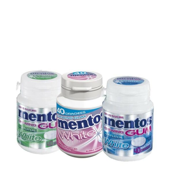 3 Mentos Gum pots