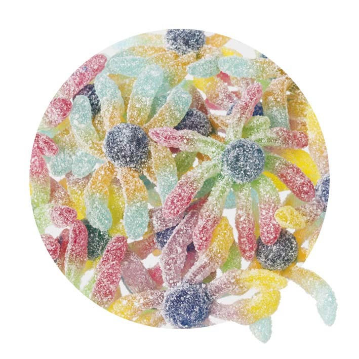 Trolli bonbon acide pieuvre Joubini sac 1Kg - Trolli, bonbon au