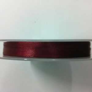 RUBAN SATIN 6MM BORDEAUX RLX 25M