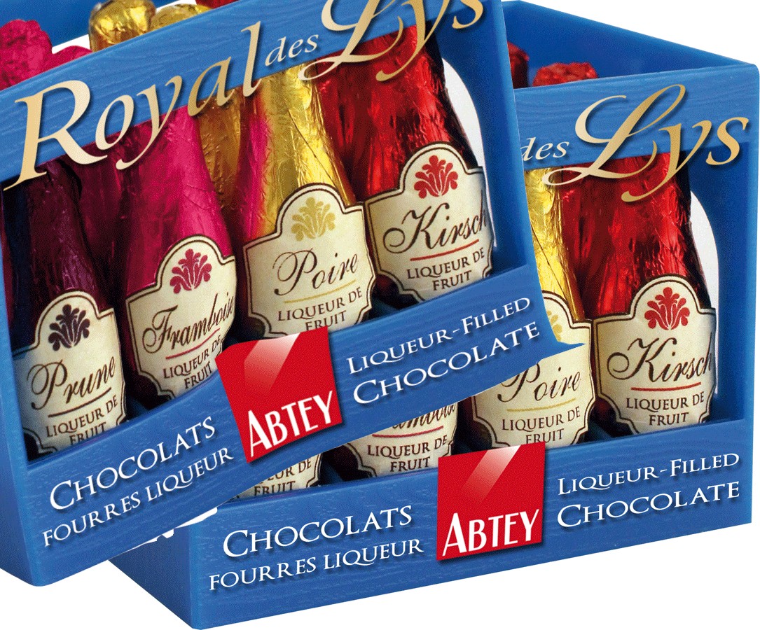 Chocolaterie Abtey - Casier liqueurs de sélection