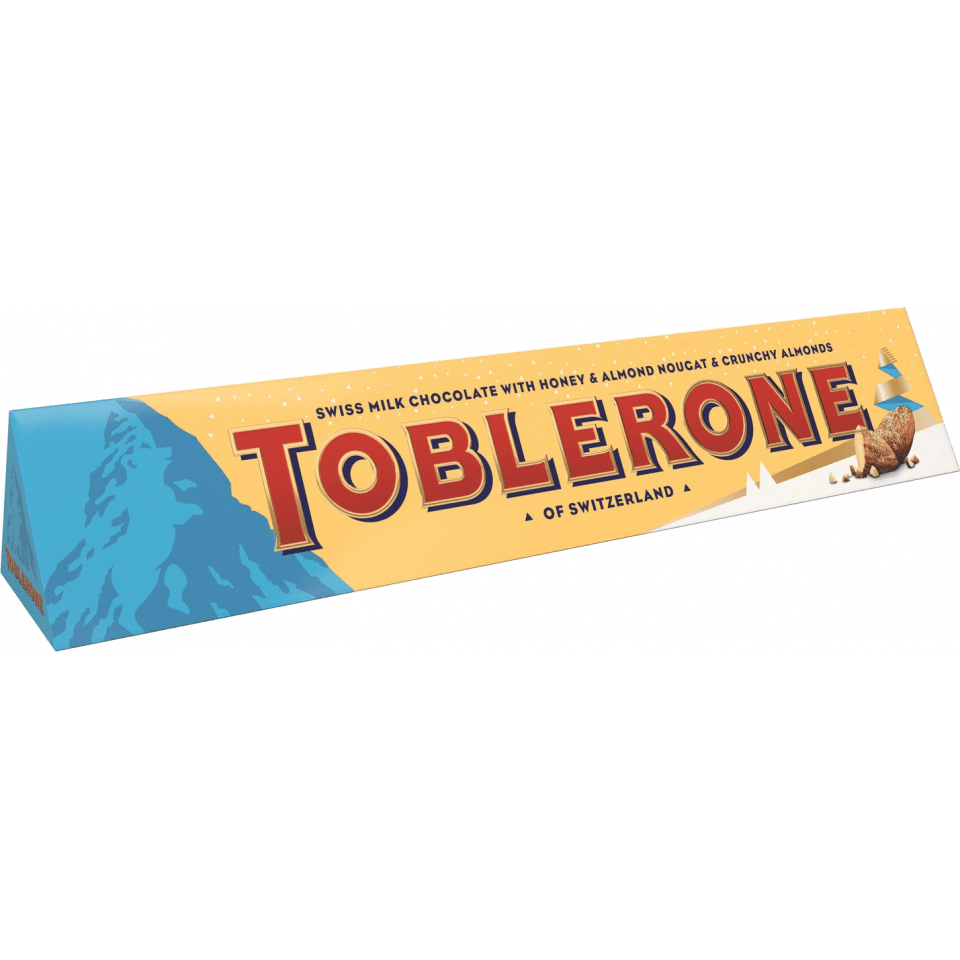 Toblerone Chocolat au Lait et Amandes Caramélisées Salées 360 g 