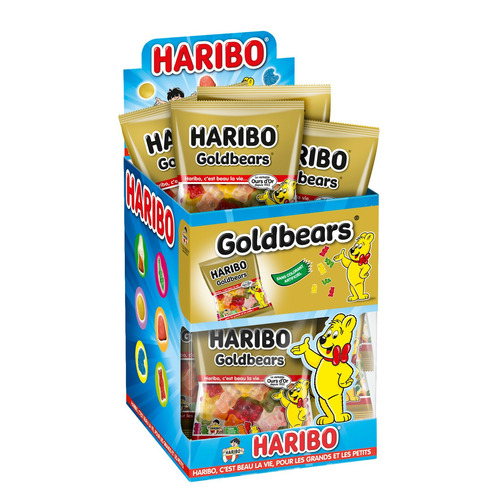 GOLDBEARS HARIBO, boite de 30 sachets