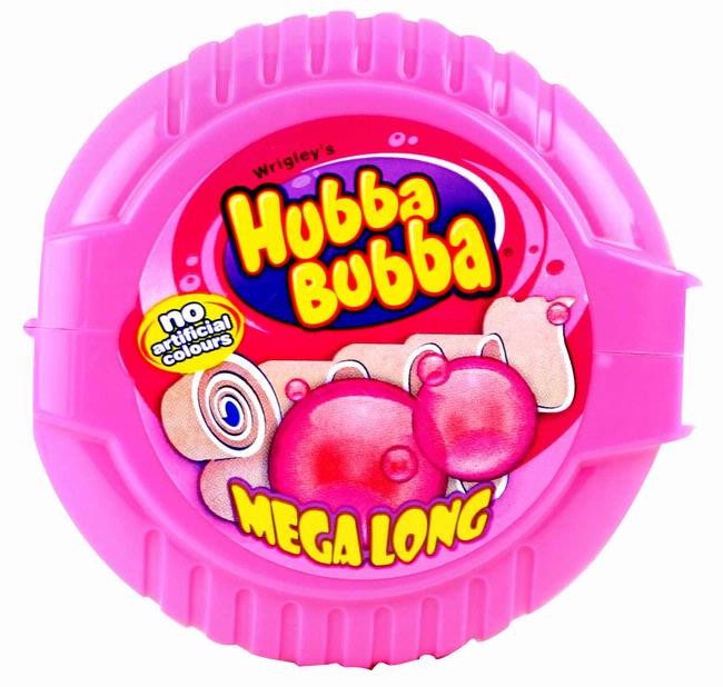 HUBBA HUBBA chewing gum, 4 rouleaux 