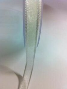 RUBAN CRISTAL BLANC Lrg 9mm RLX 25 M