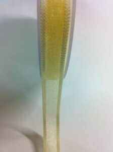 RUBAN CRISTAL IVOIRE Lrg 9mm RLX 25 M