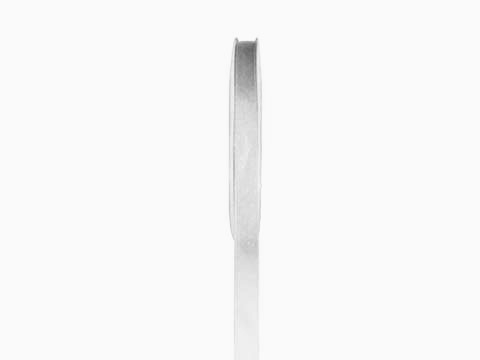 1 BOBINE RUBAN SATIN BLANC 25MM 6 MM