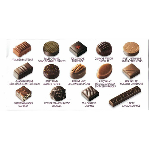Weiss Professionnels - ballotin de bonbons de chocolat praliné