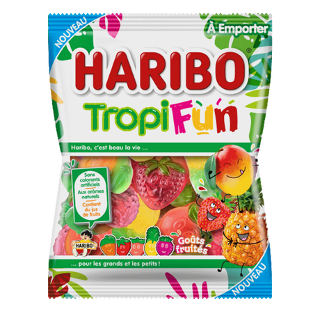 FLOPPIE'S, HARIBO, 5 sachets de 120g = 600g 