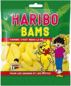 Bam's HARIBO, 4 sachets de 120 gr
