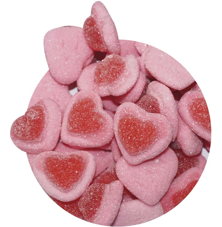 Coeur de Fraise 500g VIDAL 1 Coeur de Fraise 500g VIDAL