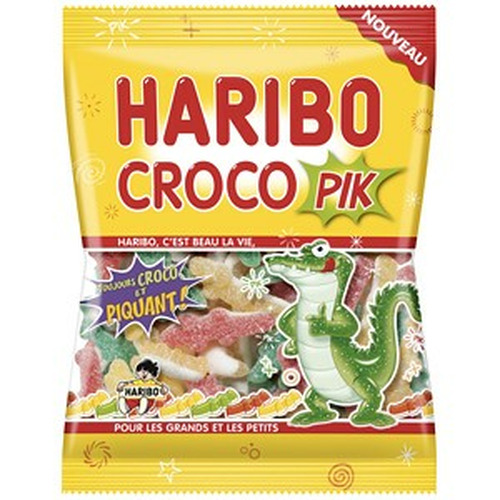 CROCO PIK, HARIBO, 4 sachets de 120 gr