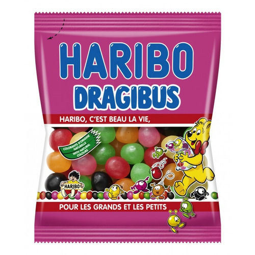 Dragibus HARIBO,4 sachets de 120 gr