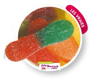 Langues citric Fruits, LUTTI, sachet 500gr