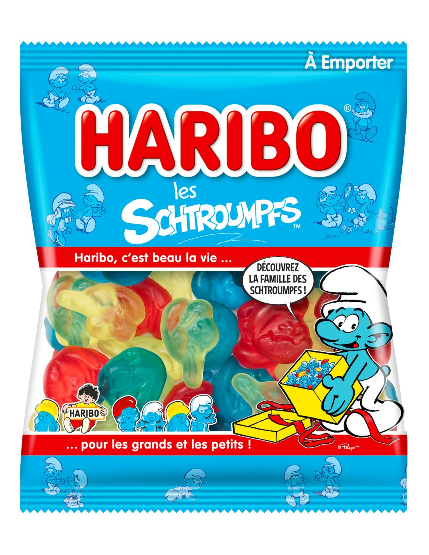 Schtroumpfs  Bonbon, Bonbon haribo, Image bonbon