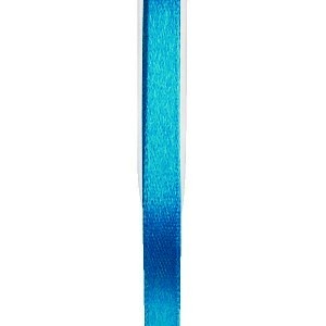 1 BOBINE RUBAN SATIN TURQUOISE 25MM 6MM