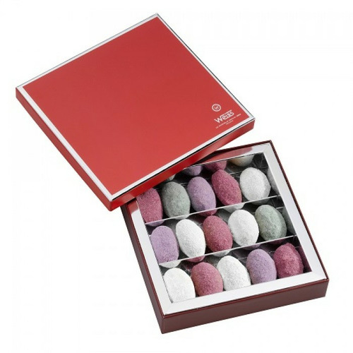 Coffret 15 Nougamandines Chef d’Oeuvre, chocolat WEISS