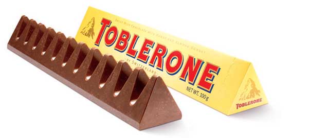Tablette Toblerone chocolat au lait suisse - confiserie epicerie sucré