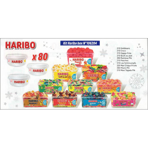 Schtroumpf x 210 - Boîte Bonbon Haribo - , Achat, Vente