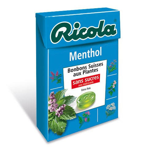 RICOLA MENTHOL, boite de 20