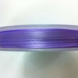 1 BOBINE RUBAN SATIN LILAS 25MM 6MM