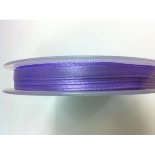 1 BOBINE RUBAN SATIN LILAS 25MM 6MM