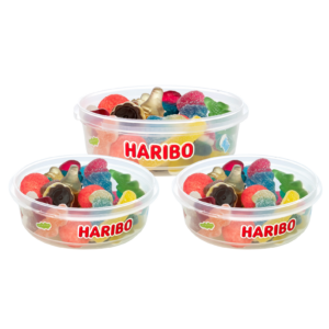 assortiment de confiseries Haribo dans un tubo pratique de 150g