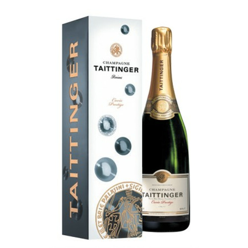 Champagne Taittinger, cuvée prestige, Bouteille de 75 cl