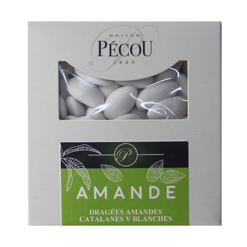 Dragées aux amandes Catalane, Blanches, 1 KG, PECOU