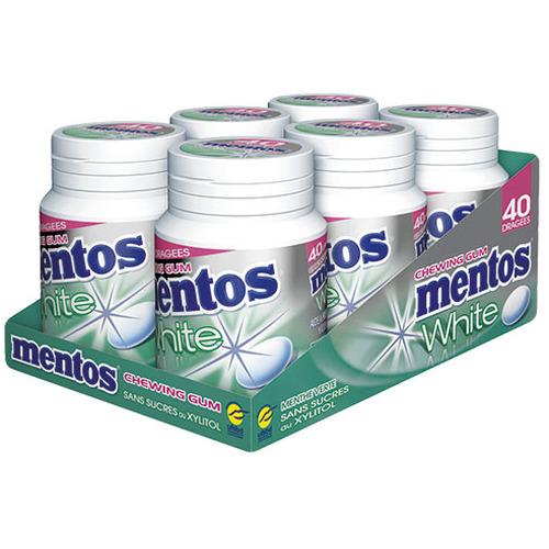 MENTOS Gum à la Menthe Verte 6 pots