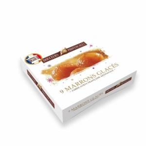 Marrons glaces entiers, boite de 9, Coffret collection