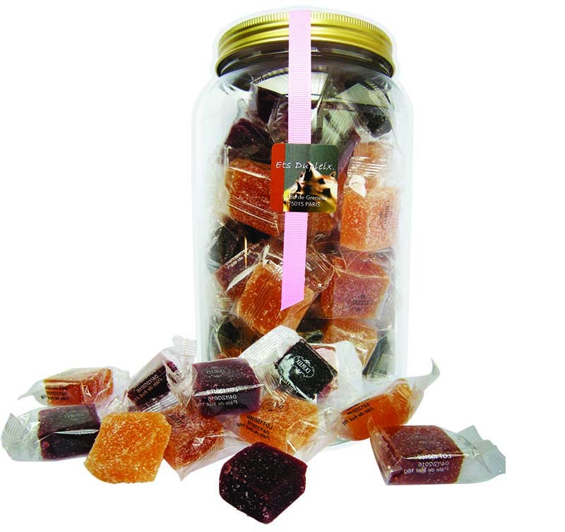 Pâtes de fruits confiseur, boite de 750gr