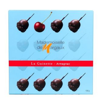 Guignettes au chocolat noir, coffret de 190g