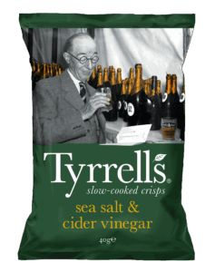 Chips Sel de mer et Vinaigre de cidre, 40g, Tyrrells