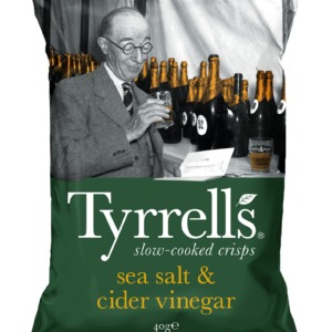 Chips Sel de mer et Vinaigre de cidre, 40g, Tyrrells
