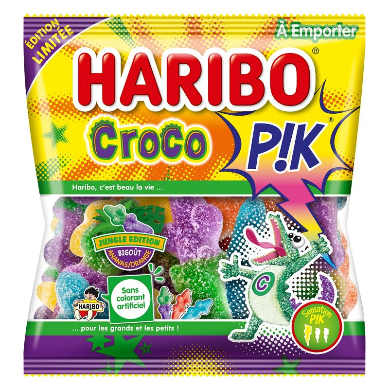 CROCO PIk, HARIBO, 4 sachets 120gr= 480gr