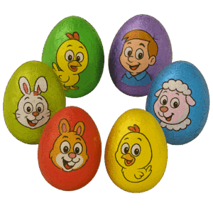 colis 150 œufs figurine