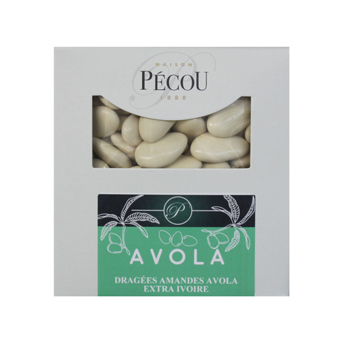 Dragées AVOLA EXTRA Ivoires, 1kilo PECOU 1 Dragées AVOLA EXTRA Ivoires, 1kilo PECOU