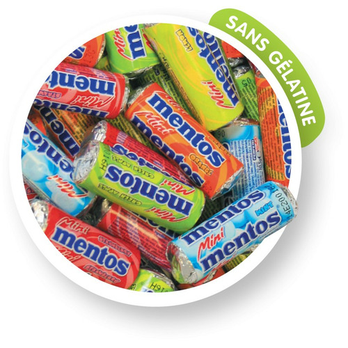 40 Mini Mentos Assortis