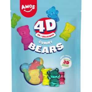 AMOS GUMMY BEARS 4D 120GR