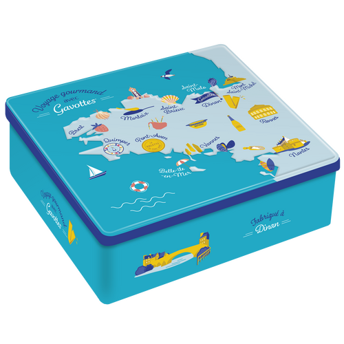 011145 - COFFRET QUART TIN BZH CD NAT GAV - 3D