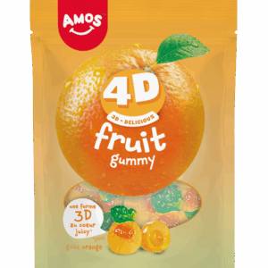 Amos Fruits Orange 4D 120gr