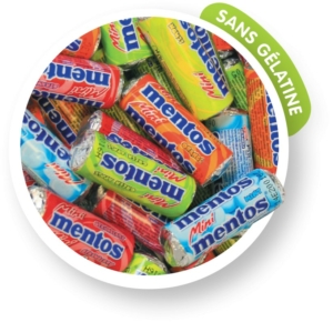 40 Mini Mentos Assortis