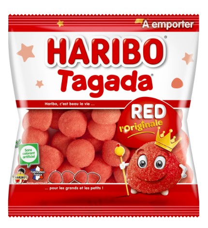 Tagada, HARIBO, 4 sachets 120gr= 480gr