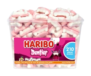 Bac de 210 dentiers Haribo