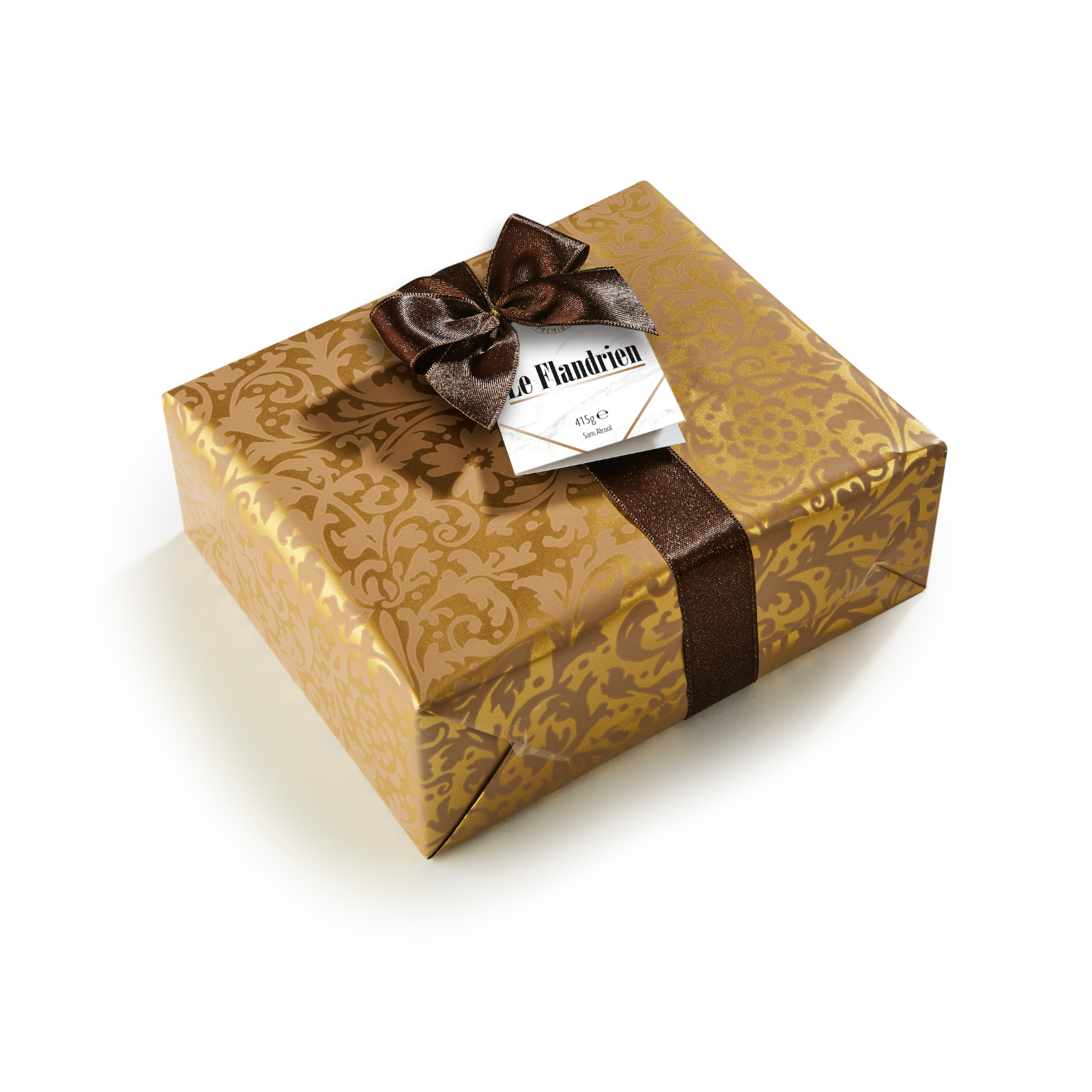 Boîte d’assortiment chocolat noir,lait & blanc Pralibel 415g