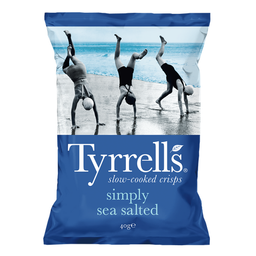 Chips légérement salée au sel de mer, 40G, Tyrrells