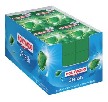 2 FRESH hollywood MENTHE VERTE, boite de 16