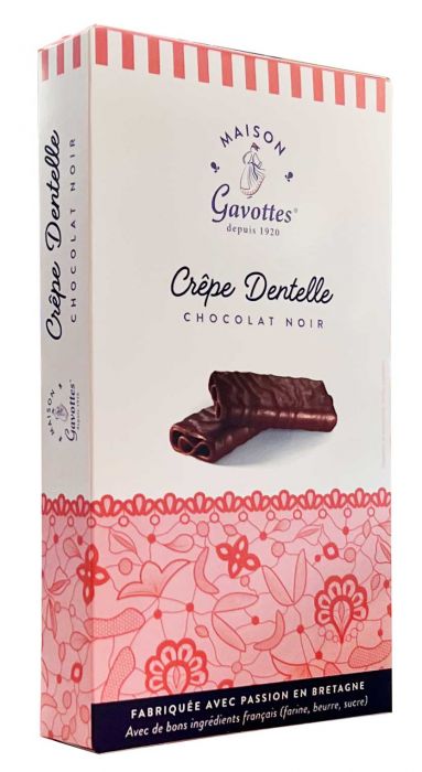 Crêpes dentelle chocolat Noir , boite de 100gr GAVOTTES
