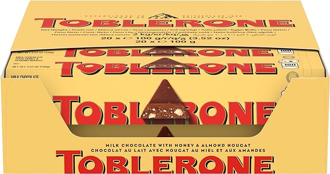 Boite de 20 barres de 100gr Toblerone