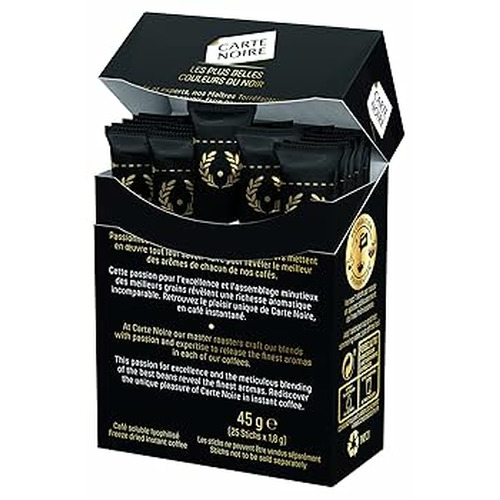 Carte Noire Soluble Classique la boîte de 45g - 25 sticks Carte Noire Soluble Classique la boîte de 45g - 25 sticks